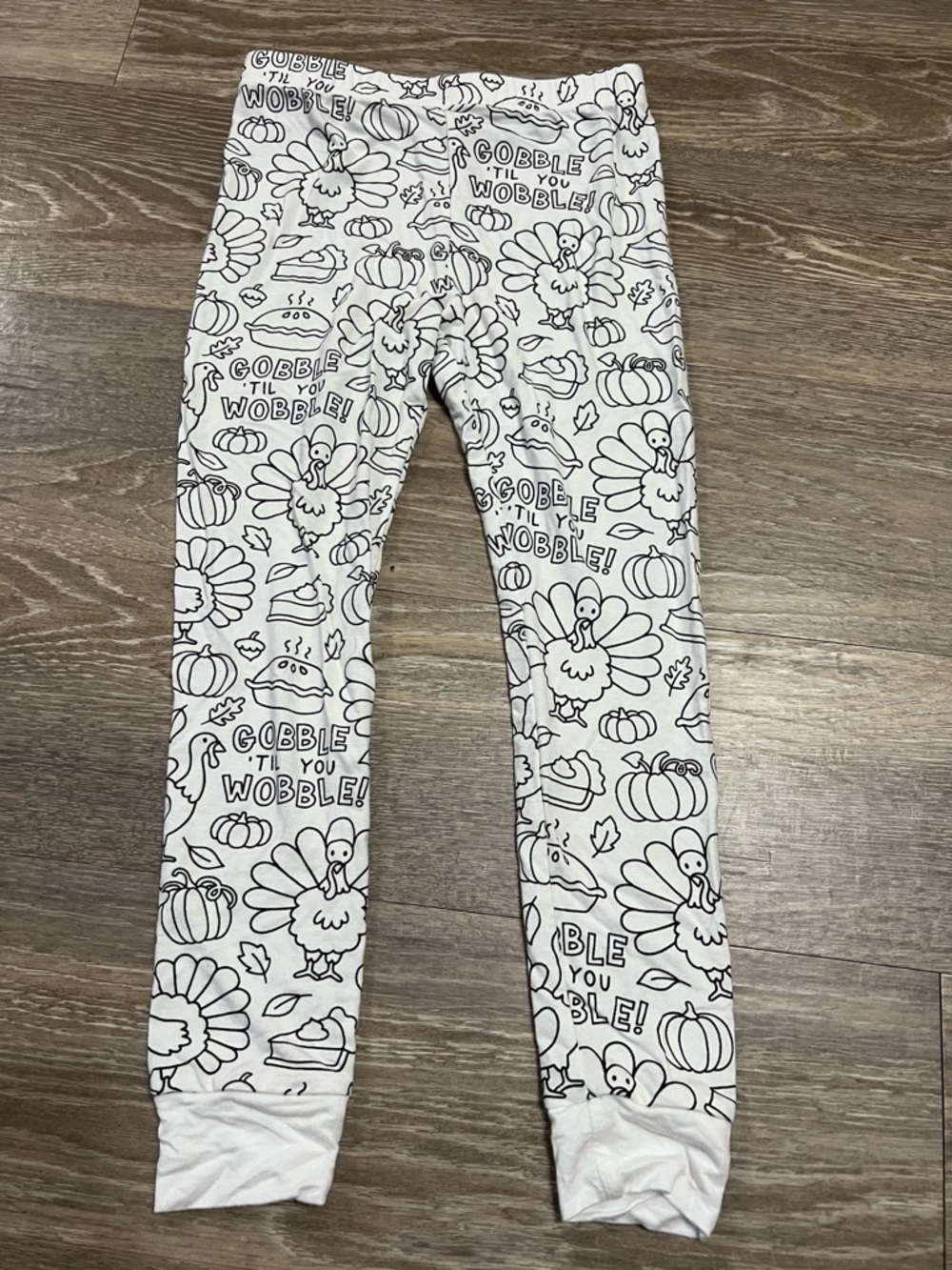 Caden Lane's ColorMe collection Thanksgiving  Turkey PANTS ONLY Size 5-6Y Bamboo